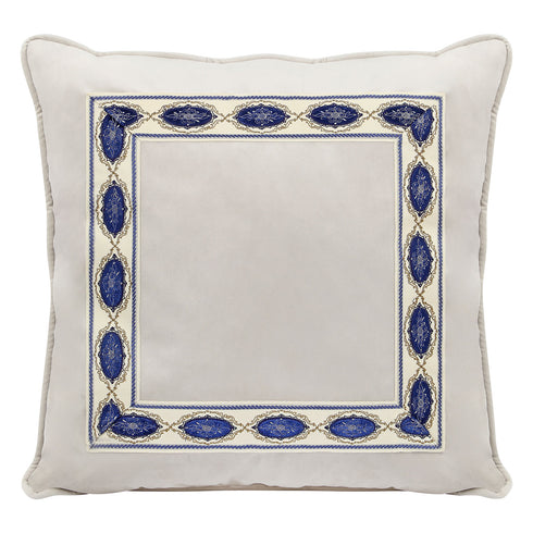 Elsa Grey Velvet Cushion